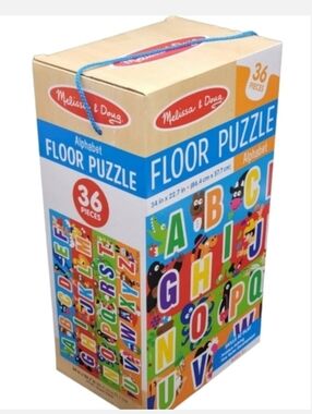 𝅺NEW! MELISSA & DOUG 36pc. Alphabet Floor Puzzle.